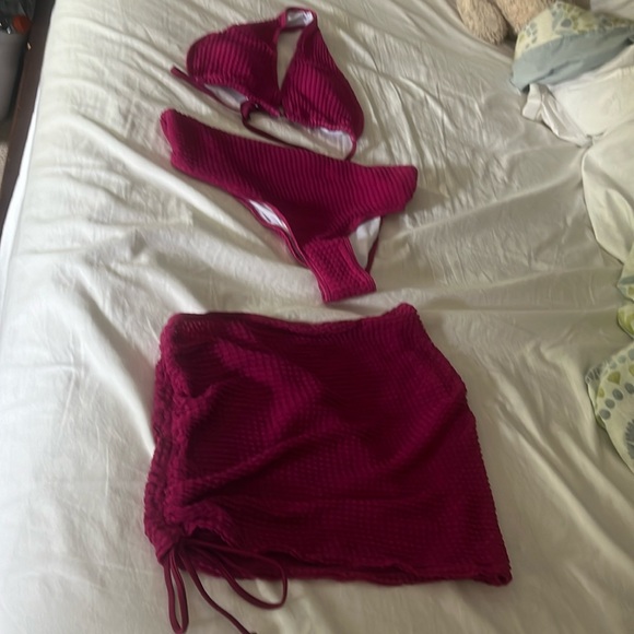 SHEIN Other - High waisted bikini with cover-up